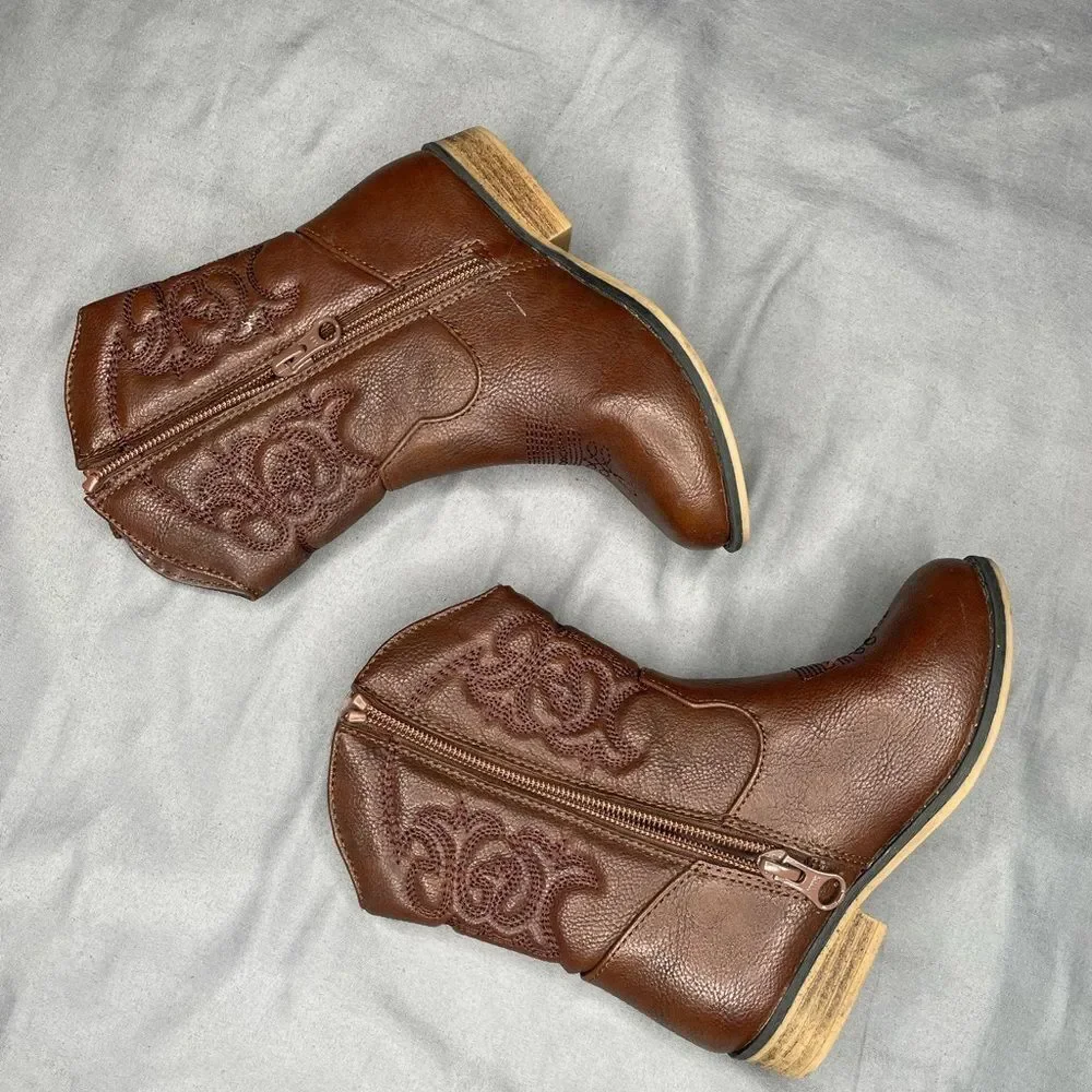 Cat & Jack Brown Kids Boots